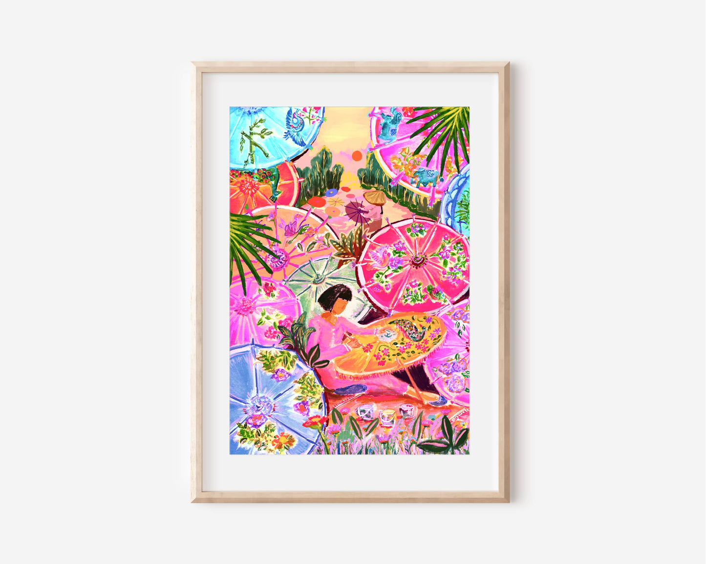 Chiang Mai Bo Sang village Art Print